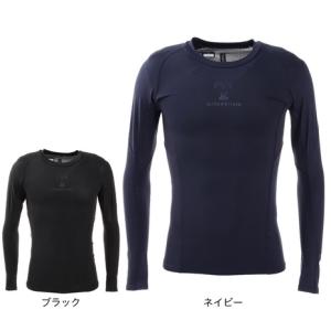 美津和タイガー（mitsuwa-tiger）（メンズ）ラウンドネック長袖 ヒートアンダーシャツ MT7JSA98-048