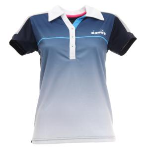 ディアドラ（diadora）（レディース）レディース ゲームシャツ DTG0395-68   ポロシャツ 半袖 テニス バドミントン ウェア