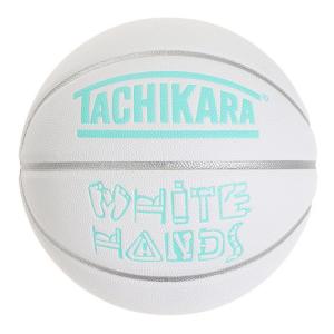 タチカラ（TACHIKARA）（メンズ）バスケットボール 7号球 WHITE HANDS DIAMOND ホワイト×ブルー SB7-252｜supersportsxebio