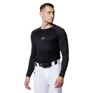 アンダーアーマー（UNDER ARMOUR）（メンズ）野球 アンダーシャツ フィットコンフォート ロングスリーブ 1364469 黒｜SuperSportsXEBIO Yahoo!店