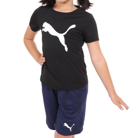 プーマ（PUMA）（キッズ）Tシャツ 半袖 キッズ ガールズ 女の子 ESS アクティブ Tシャツ ...