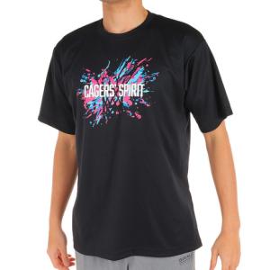 エックスティーエス ドライ 吸汗速乾 メッセージTシャツ 751G1ES4407 BLK バスケットボールウェア