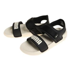 プーマ（PUMA） サンダル スポーツ ストラップサンダル ソフトライド 37510402 ブラック × ホワイト （メンズ、レディース）
