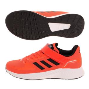 アディダス（adidas）（キッズ）ジュニア スポーツシューズ ベルクロ ベルト付き スニーカー コアファイト EL K H01404