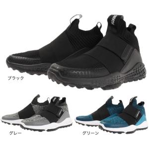 デュアリグ（DUARIG）（メンズ） メンズ スニーカー シューズ スリッポン黒 デュアアラウンド DUA AROUND ブラック グリーン グレー 801DG1MS2114