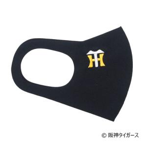 阪神タイガース（メンズ）阪神タイガース 刺繍入り マウスカバー スポーツ 野球 洗える ブラック