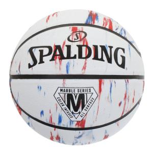 スポルディング（SPALDING）（メンズ）バスケットボール 7号球 マーブル トリコロール 84-399Z