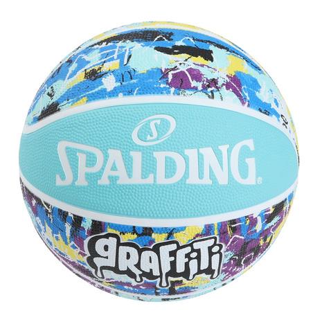スポルディング（SPALDING）（レディース）バスケットボール 6号球 グラフィティ ブルー 84...