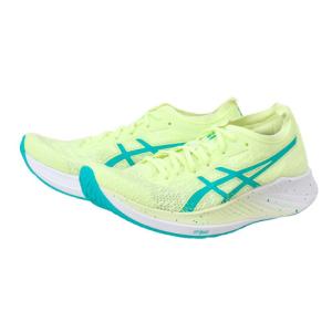 アシックス（ASICS）（レディース）ランニングシューズ マジック スピード フレッシュ イエロー 1012A895.750 スニーカー 厚底 プレート 駅伝 部活 マラソン｜supersportsxebio