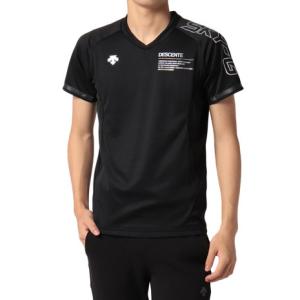 デサント バレーボールウェア 半袖プラクティスシャツ DVUSJA50 BK