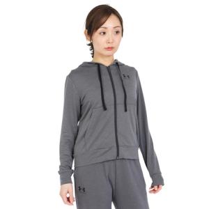 アンダーアーマー（UNDER ARMOUR）（レディース）パーカー レディース ライバルテリー フルジップ フーディー 1369853 010｜SuperSportsXEBIO Yahoo!店