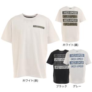 アンダーアーマー（UNDER ARMOUR）（メンズ） ドライ 速乾 ヘビーウエイト チャージドコットン スペックルグラフィック半袖Tシャツ 1371912｜supersportsxebio