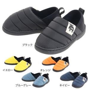 モズ ジュニア モックシューズ スリッポン ブラック イエロー オレンジ ブルーグレー ネイビー 232-WWXB142 室内履き 秋冬用 ふわふわ