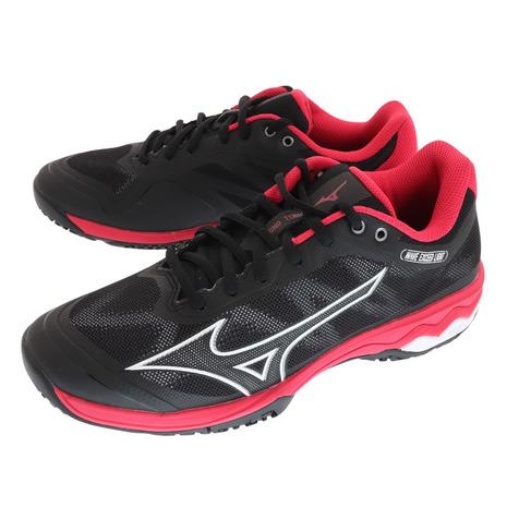 ミズノ（MIZUNO）（メンズ、レディース）オムニクレーコート用 テニスシューズ ウエーブエクシード...