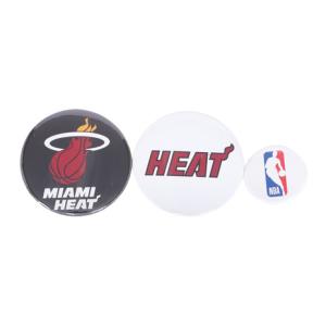 エヌビーエー（NBA）（メンズ、レディース、キッズ）缶バッチセット マイアミ・ヒート NBA32721｜supersportsxebio