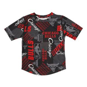 エヌビーエー バスケットボールウェア ジュニア ブルズプリントTシャツ PK2B3FEEU BULLS