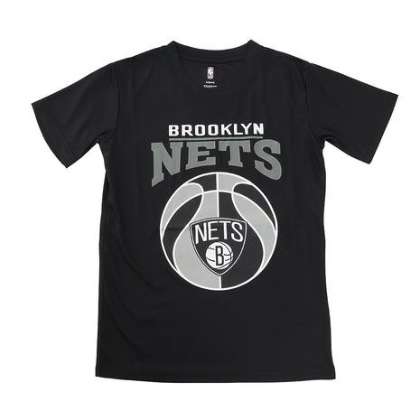 エヌビーエー（NBA）（キッズ）バスケットボールウェア ジュニア ネッツ半袖Tシャツ PBC2V-N...