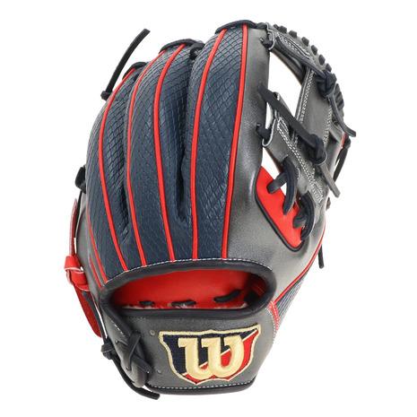 ウイルソン（Wilson）（メンズ）軟式用グローブ 内野手 野球グローブ 一般 ワナビーヒーロー 8...