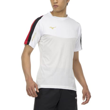 ミズノ（MIZUNO）（メンズ）サッカーウェア Tシャツ MOハイブリッドフィールドシャツ P2MA...