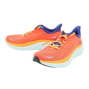 ホカ（HOKA）（メンズ）ランニングシューズ クリフトン8 オレンジ レギュラー 1119393-FBLN スニーカー 厚底 プレート ジョギング トレーニング 部活｜supersportsxebio