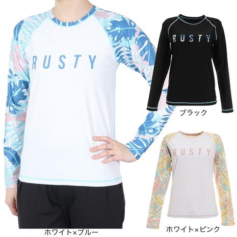 ラスティ（RUSTY）（レディース） 総柄ラッシュガード 922461