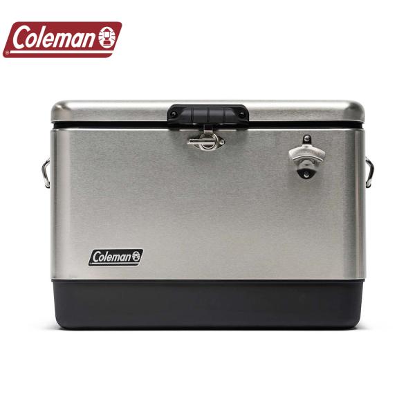 コールマン（Coleman） クーラーボックス 保冷 51L キャンプ レジャー 54QT ステンレ...