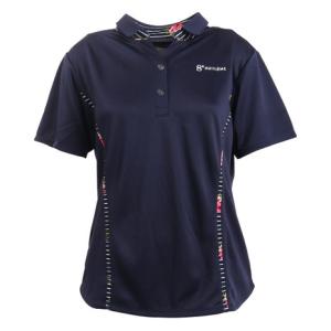 ウィッテム（HUITIEME） テニスウェア レディース ドライプラス フラワーポロシャツ HU19F03LS733158NVY （レディース）