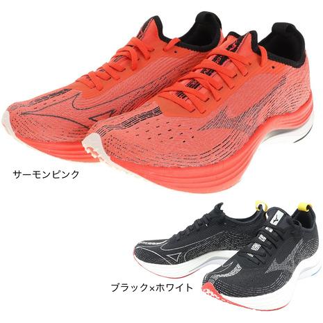 ミズノ（MIZUNO）（レディース）ランニング ジョギングシューズ ウエーブエアロ 20 +R J1...