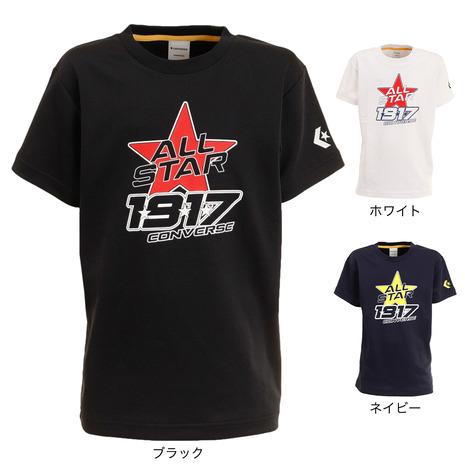 コンバース（CONVERSE）（キッズ） バスケットボールウェア ジュニア プリントTシャツ CB4...