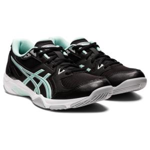 アシックス（ASICS）（レディース）バレーボールシューズ レディース GEL-ROCKET 10 ゲルロケット10 Black/Fresh Ice 1072A056.006｜supersportsxebio