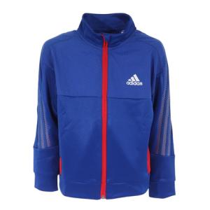 アディダス（adidas）（キッズ）トレーニング ニット ジャケット CS746-HE0103 ブルー ジップアップ｜supersportsxebio