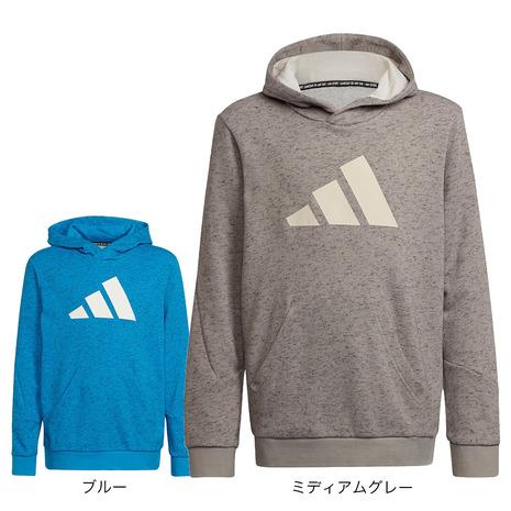 アディダス（adidas）（キッズ） ジュニア フューチャー アイコン スリーストライプス フード付...