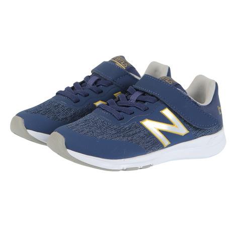 ニューバランス（new balance）（キッズ）ジュニアスポーツシューズ 紺 ネイビー YOPRE...