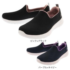 スケッチャーズ レディース スニーカー  ゴーウォーク ジョイ ダニル 124704 ピンクブラック パープルネイビー