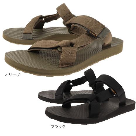 テバ（Teva）（メンズ） ユニバーサルスライド ブラック オリーブ 黒 1124047 ストラップ...