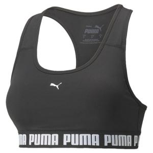 【20%OFFクーポン対象！5/25まで】プーマ（PUMA）（レディース）トレーニング プーマ ストロング ブラトップ 中サポート 522001 01 BLK｜supersportsxebio