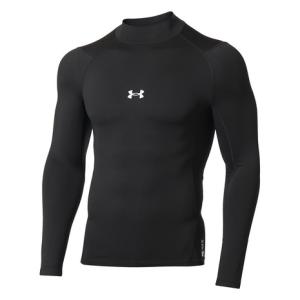 アンダーアーマー野球 アンダーシャツ コールドギアアーマー コンプレッション 長袖モックネックTシャツ 1375374