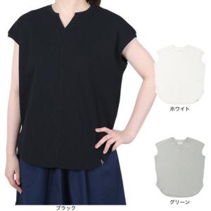 エルケクスドライ ワッフル スリーブレスTシャツ EKL2SP4189 BLK