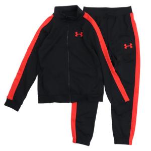 アンダーアーマー（UNDER ARMOUR）（キッズ）ジュニア ジャージ 上下セット ニットトラックスーツ 1363290 002｜SuperSportsXEBIO Yahoo!店