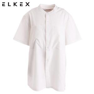 エルケクスビッグポケット 半袖シャツ EKM2SP4210 WHT
