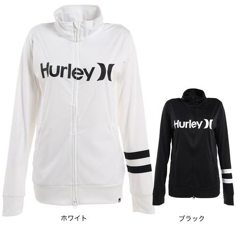 ハーレー（HURLEY）（レディース）ラッシュガード 長袖 パーカー ジップ ハイネック ONE A...