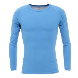 デュアリグ サッカーウェア ドライプラス抗菌ストレッチ丸首長袖Tシャツ 741D1ES5709 SAX