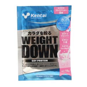 ケンタイ（Kentai）（メンズ、レディース）ウェイトダウン ソイプロテイン ストロベリー風味 10g 約1食入 K1542 ファイバーイン ビタミン ミネラル｜supersportsxebio