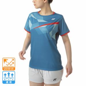 ヨネックス（YONEX）（レディース）バドミントン テニス UVカット ウェア レディース ゲームシャツ 20668-817 速乾