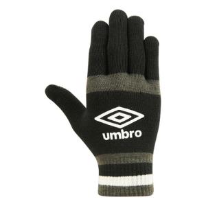 アンブロ（UMBRO）（メンズ）手袋 防寒 マジックニット グローブ UUASJD55 BKGY｜supersportsxebio