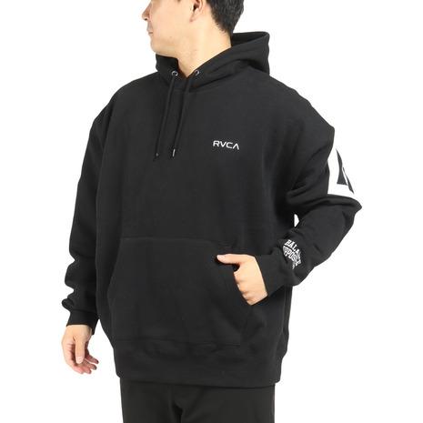 ルーカ（RVCA）（メンズ）HITTER FAKE HOODIE パーカー BC042048 BLK