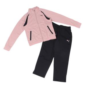 プーマ キッズ ガールズ クラシック トリコット ジャージ 上下セット 672541 47 PNK