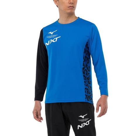 ミズノ（MIZUNO）（メンズ）テニスウェア N-XT Tシャツ 長袖 32JA274026