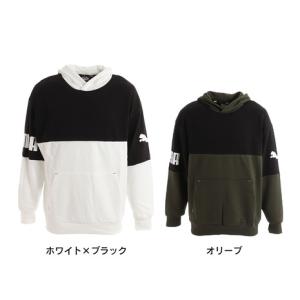 プーマ POWER オーバーサイズ フーディスウェット 671880 02 WHT