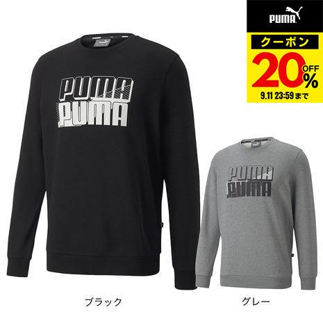 プーマ（PUMA）（メンズ）スウェット プルオーバー POWER ロゴ クルースウェット 67250...